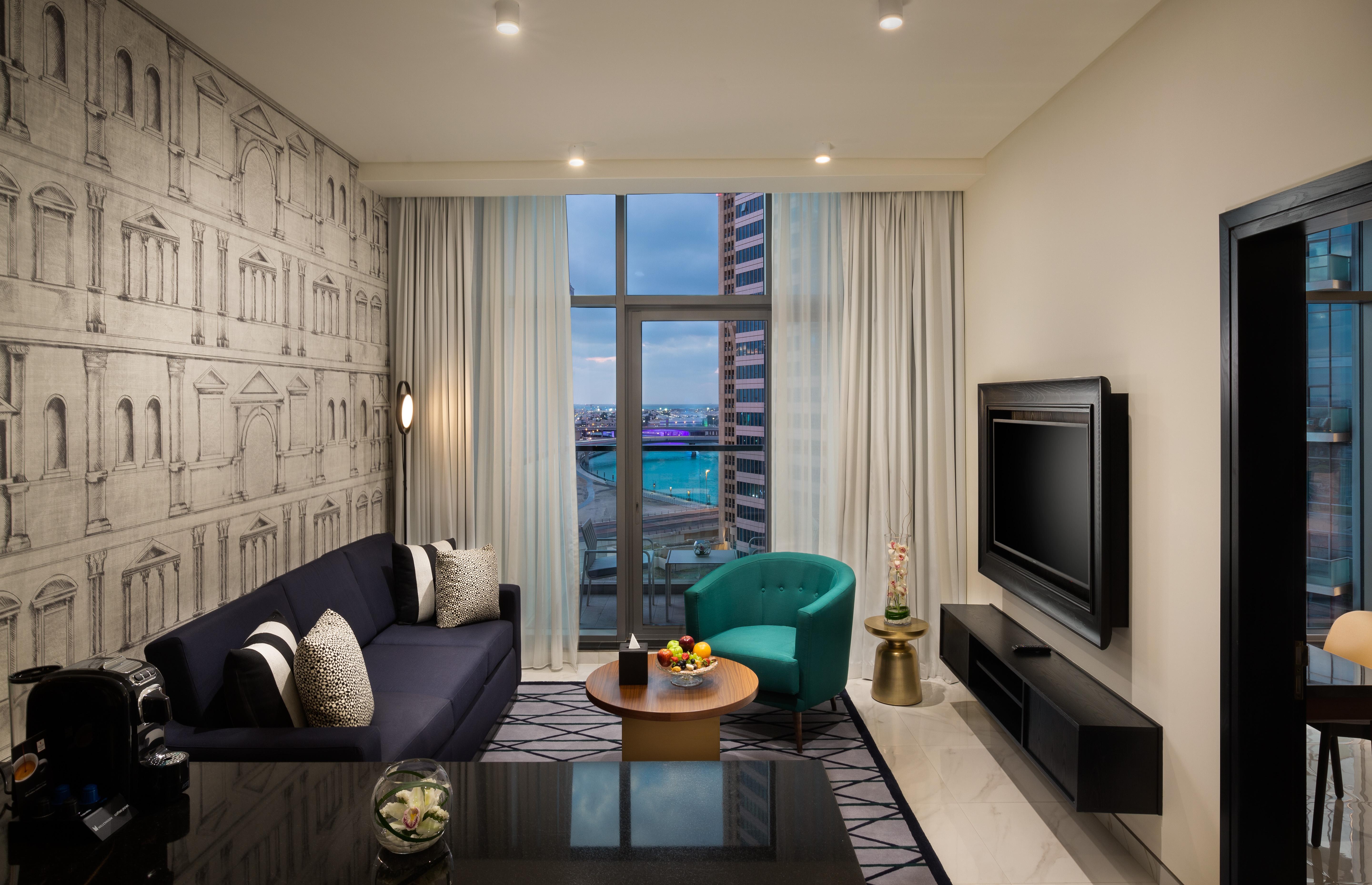 الشقق الفندقية دبيفي  ميلينيوم أتريا بيزنس باي المظهر الخارجي الصورة Living room