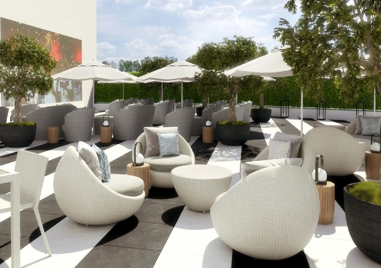 الشقق الفندقية دبيفي  ميلينيوم أتريا بيزنس باي المظهر الخارجي الصورة The rooftop lounge