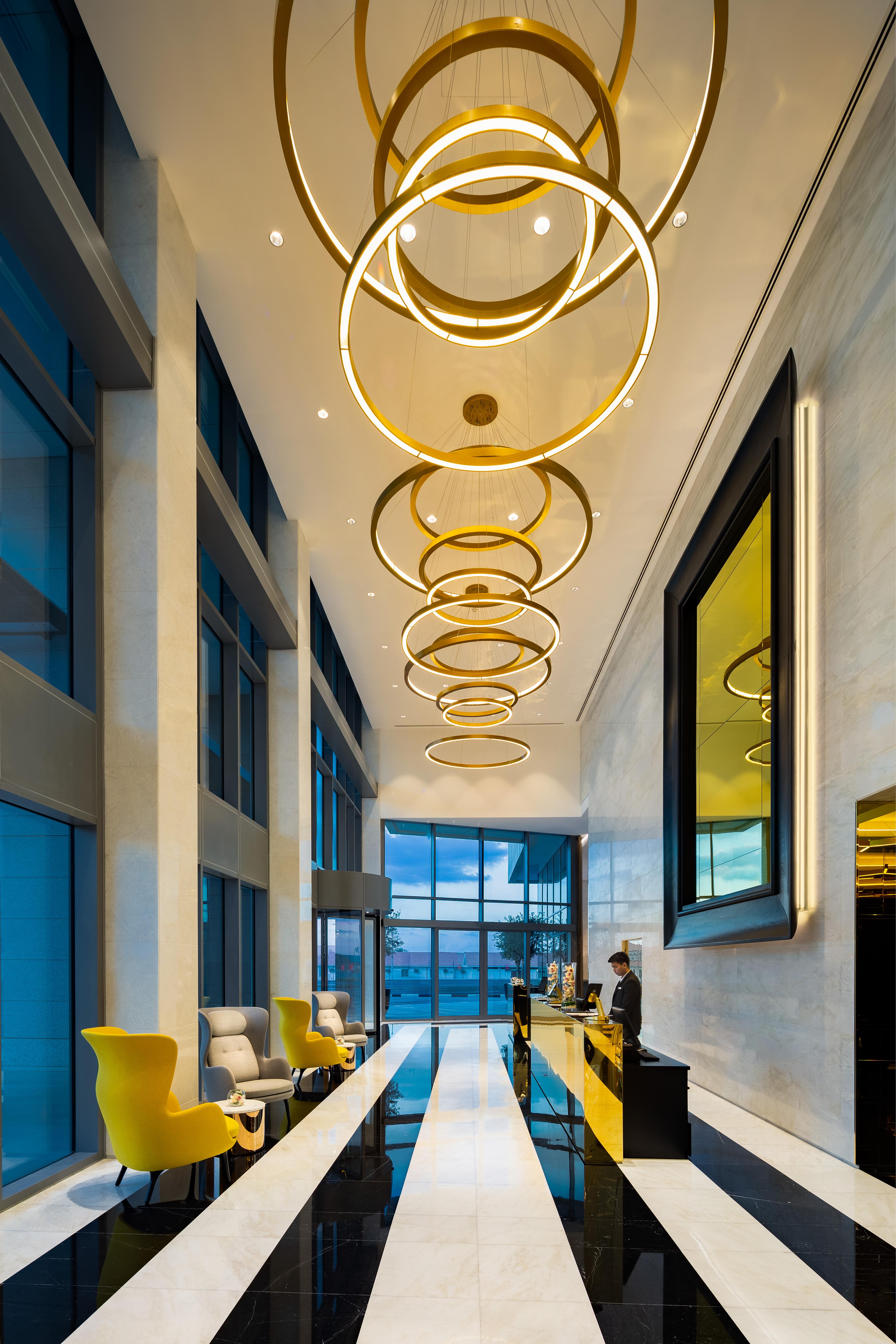 الشقق الفندقية دبيفي  ميلينيوم أتريا بيزنس باي المظهر الخارجي الصورة The interior of the hotel