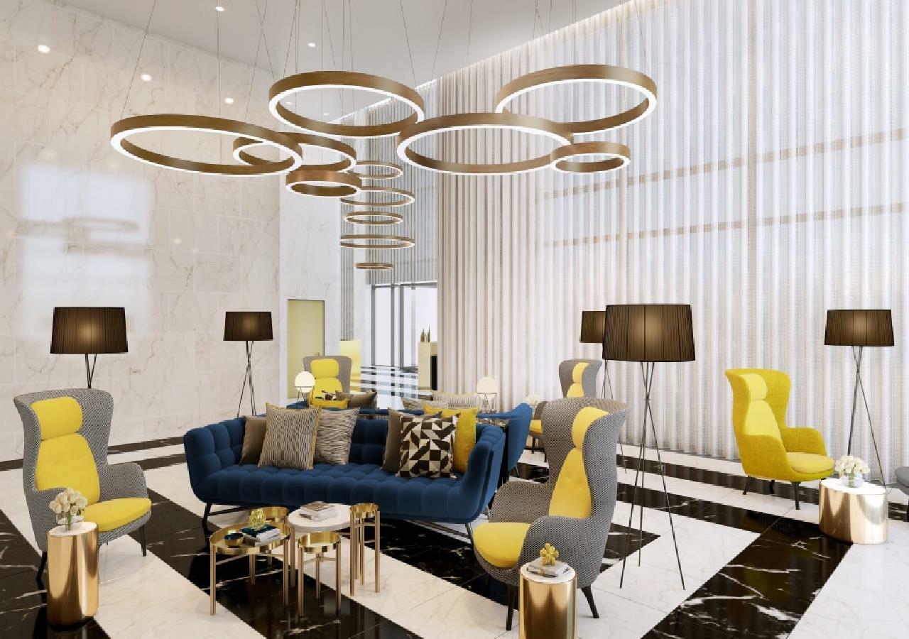 الشقق الفندقية دبيفي  ميلينيوم أتريا بيزنس باي المظهر الخارجي الصورة The interior of the hotel