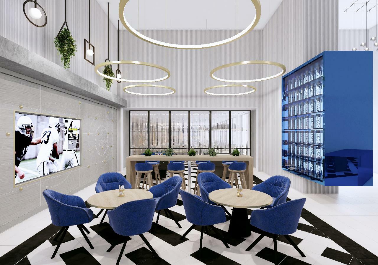 الشقق الفندقية دبيفي  ميلينيوم أتريا بيزنس باي المظهر الخارجي الصورة The interior of the new lounge
