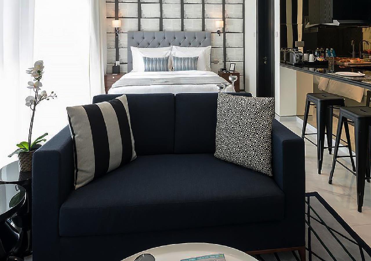 الشقق الفندقية دبيفي  ميلينيوم أتريا بيزنس باي المظهر الخارجي الصورة A studio apartment in Singapore